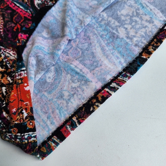 Free People Mock Neck Open Back Balloon Sleeve All Dolled Up Mini Dress Sz XS - Picture 6 of 16